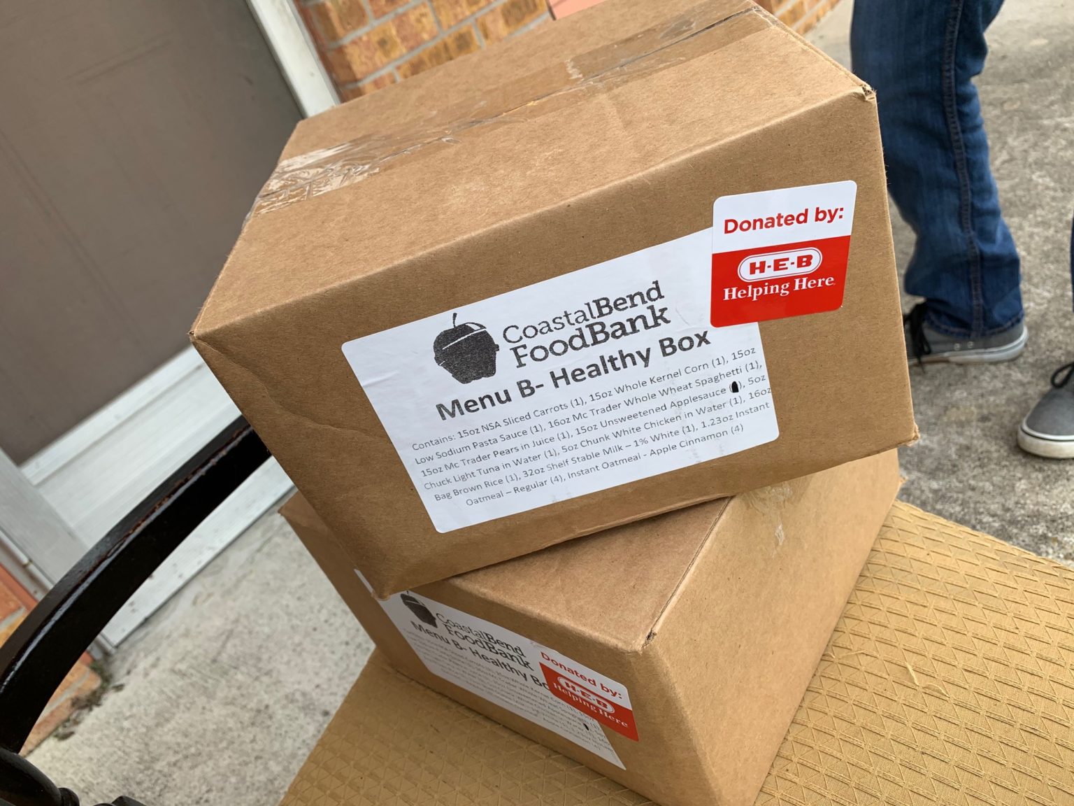 Senior/Veteran Food Boxes Coastal Bend Food Bank